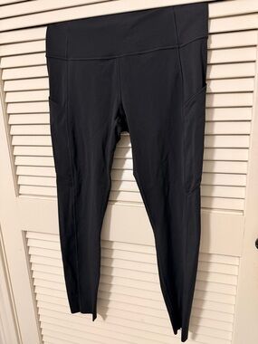 lululemon athletica Black High-Rise Leggings with Side Pockets